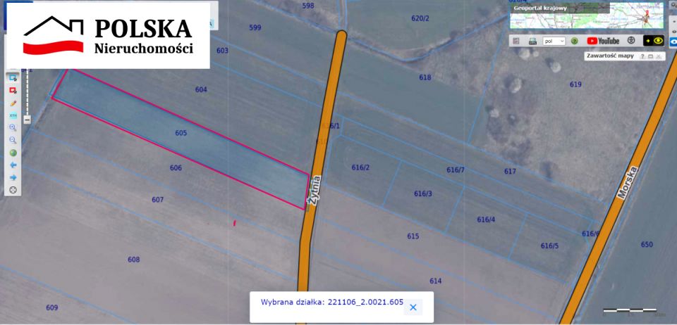 Działka Wierzchucino