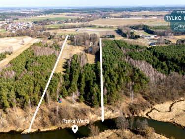 Działka przy lesie