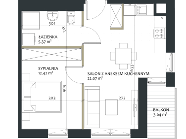 Mieszkanie Sosnowiec