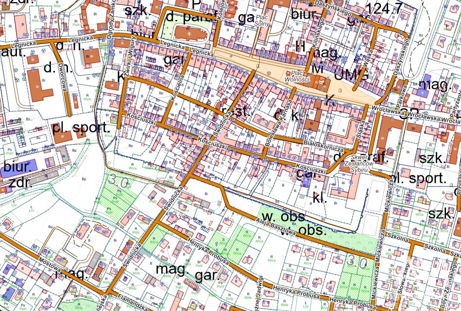 Zabudowana działka Środa Śląska