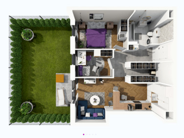 Mieszkanie blok mieszkalny przy lesie