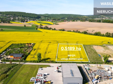 Działka usługowa Pisary