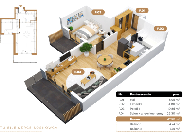 Mieszkanie Sosnowiec