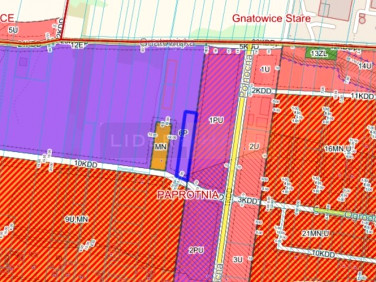 Działka usługowa Paprotnia