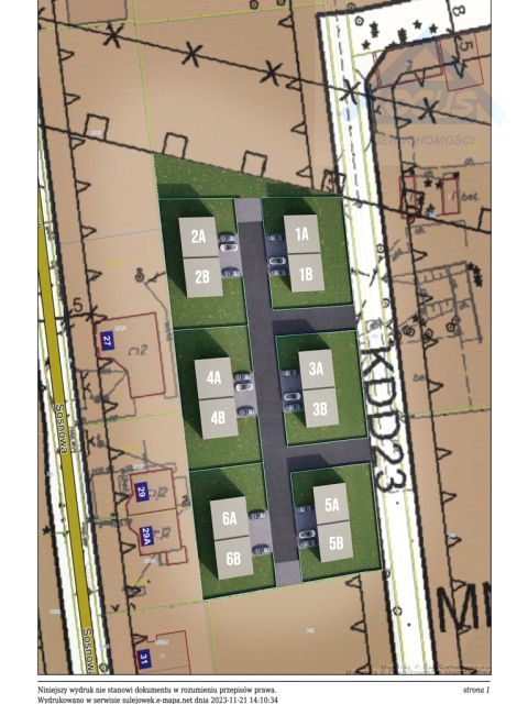 Ogrodzona działka sprzedam