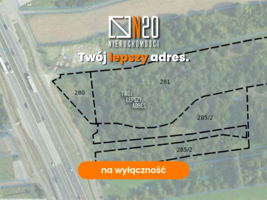 Działka usługowa Mogilany